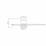 Ventilador de techo silencioso Solana Ø132 cm con luz LED