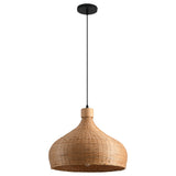 Lámpara colgante de bambú tropical Ø45 cm