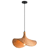 Lámpara colgante orgánica de bambú Wabi-Sabi Ø52 cm