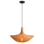 Lámpara colgante orgánica de bambú Wabi-Sabi Ø52 cm