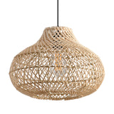 Lámpara colgante de ratán costera Ø48 cm