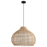 Lámpara colgante de ratán bohemio Ø60 cm