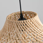 Lámpara colgante de ratán bohemio Ø60 cm