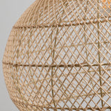 Lámpara colgante de ratán bohemio Ø60 cm