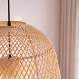 Scandinavian Minimalist Rattan Pendant Light Ø38cm